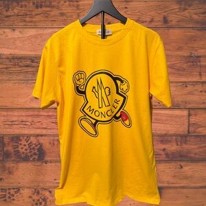 Moncler Mustard Graphic Tee